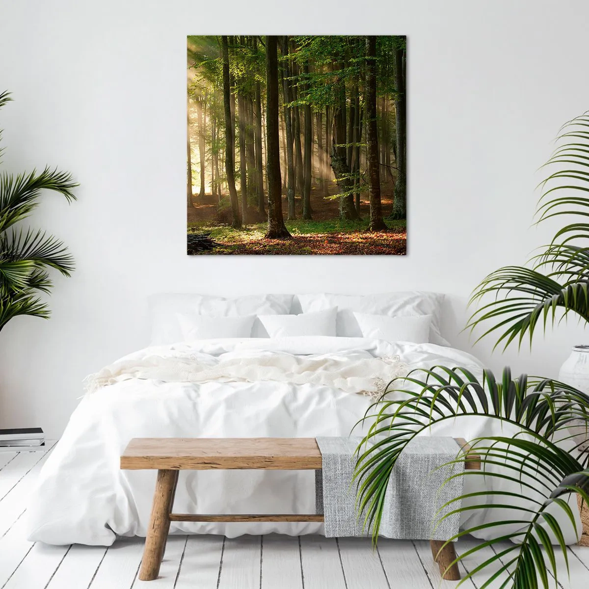 Tablou pe pânză - Strălucitoare într-o dimineață de primăvară - 60x60 cm