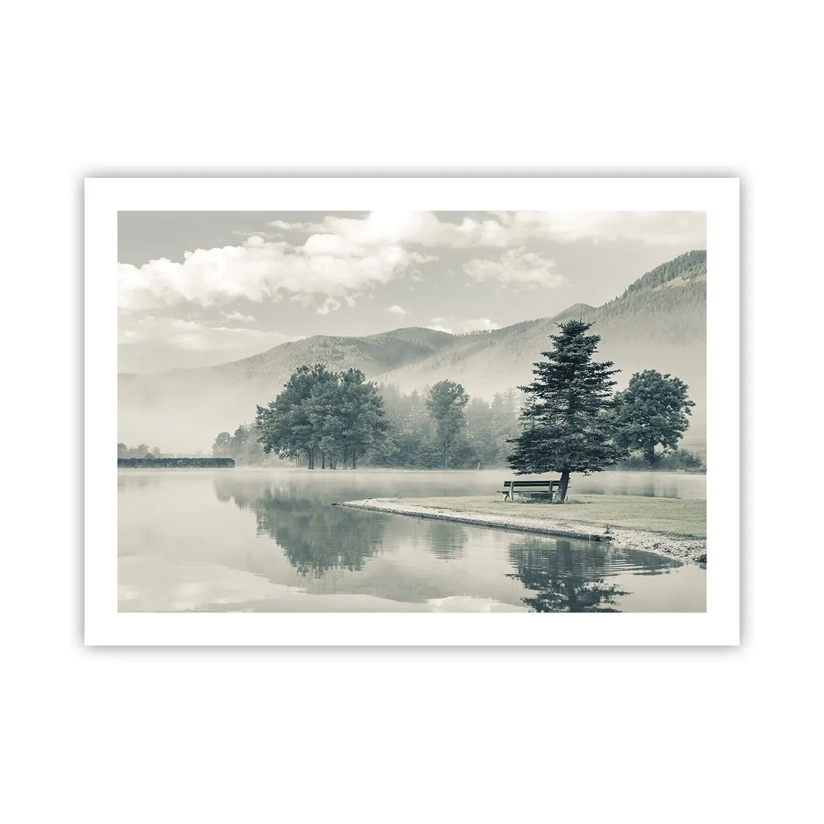 Poster - Lacul încă doarme - 70x50 cm