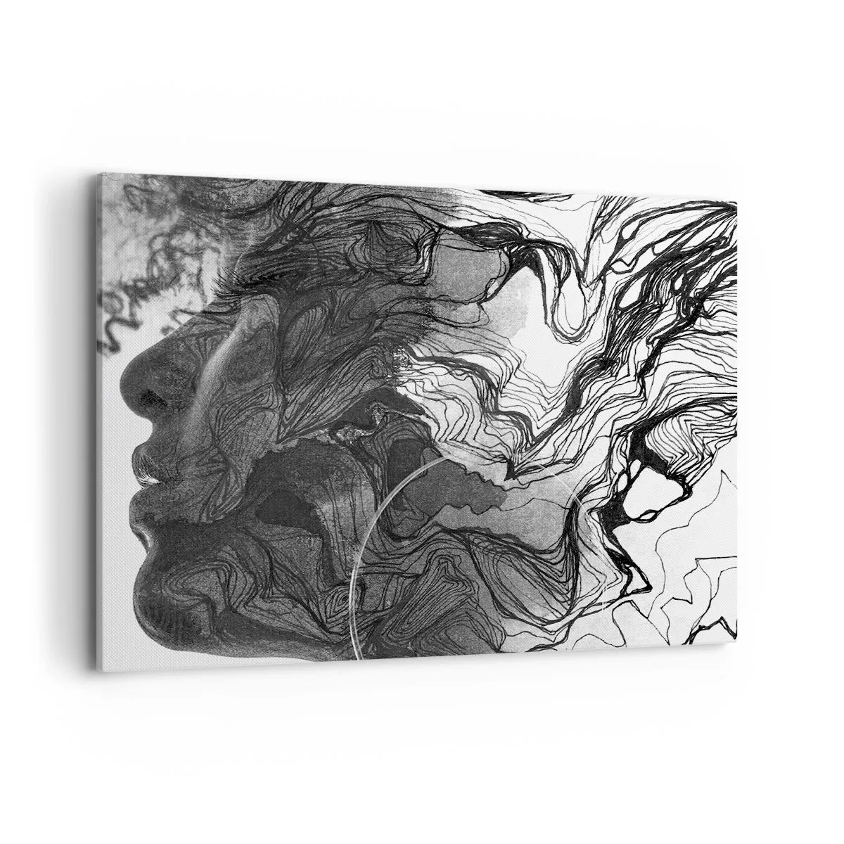 Tablou pe pânză - Încurcată în vise - 100x70 cm