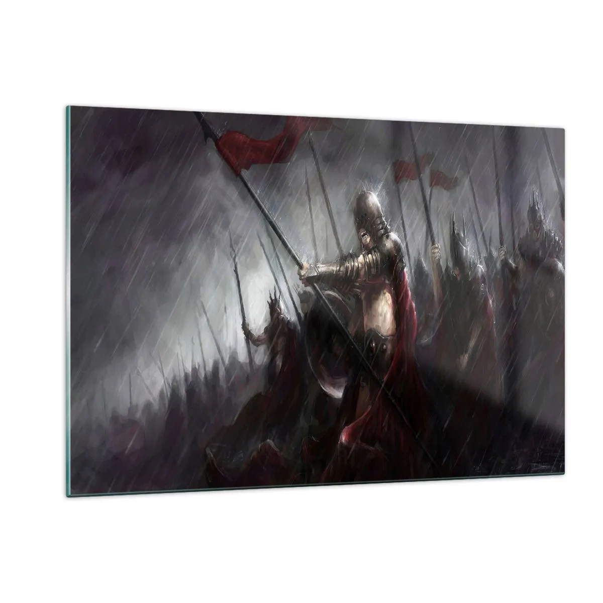 Tablou pe sticlă - Trecătorule, spune-i Spartei.. - 120x80 cm