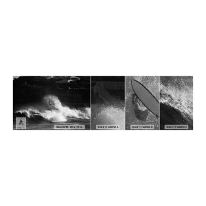 Mostră tapet Premium Sand - Provocare acceptată! - Surfing, Val, Sporturi acvatice - 100x30 cm