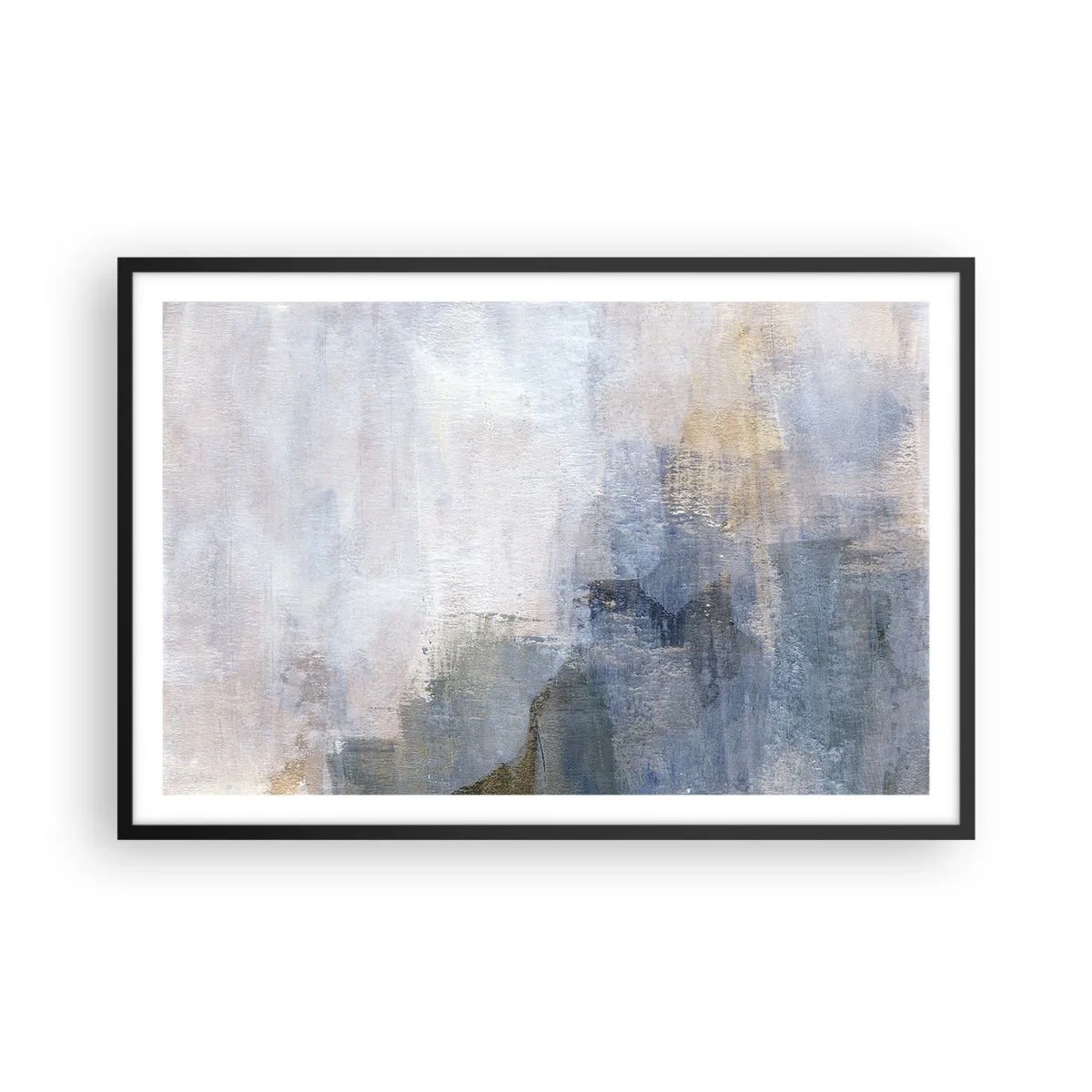 Poster în ramă neagră - Tonuri  și acorduri de culoare - 91x61 cm