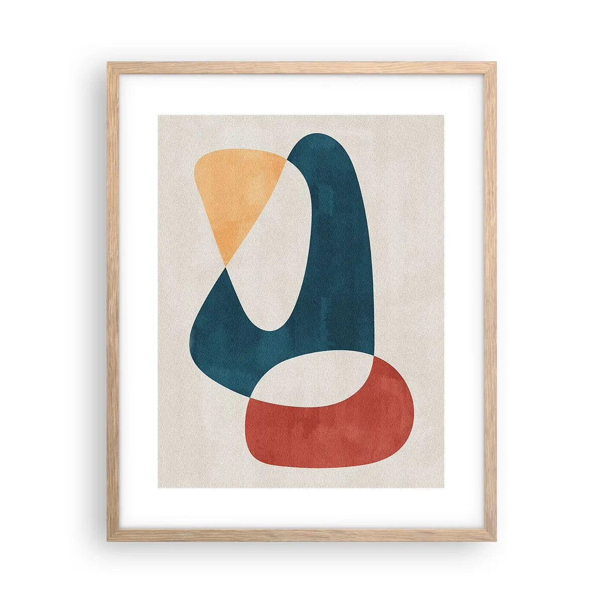 Poster în ramă de stejar deschis - Influențe și metamorfoze - 40x50 cm