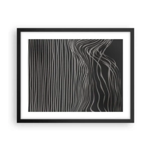 Poster în ramă neagră - Ritm și accent - 50x40 cm