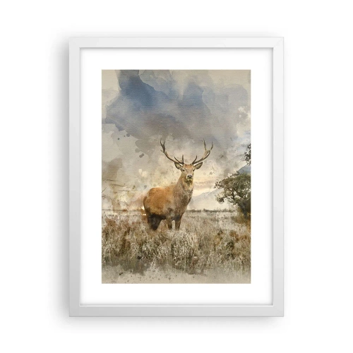 Poster în ramă albă - Demnitate - putere - măreție - 30x40 cm