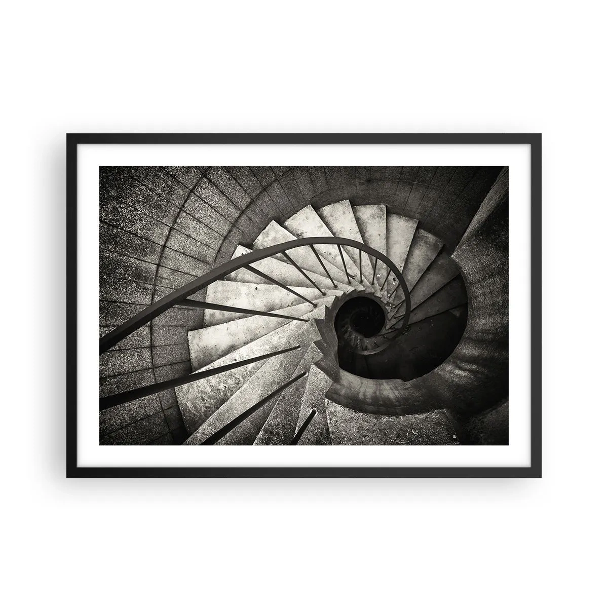 Poster în ramă neagră - În sus și în jos - 70x50 cm