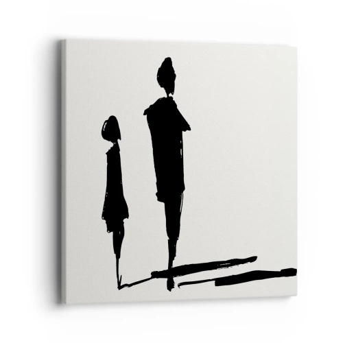 Tablou pe pânză - Cu siguranță împreună? - 40x40 cm