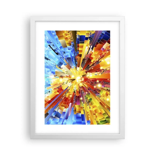 Poster în ramă albă - In medias res - 30x40 cm