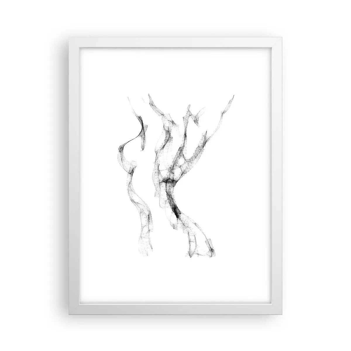 Poster în ramă albă - Frumoasa și puternică - 30x40 cm