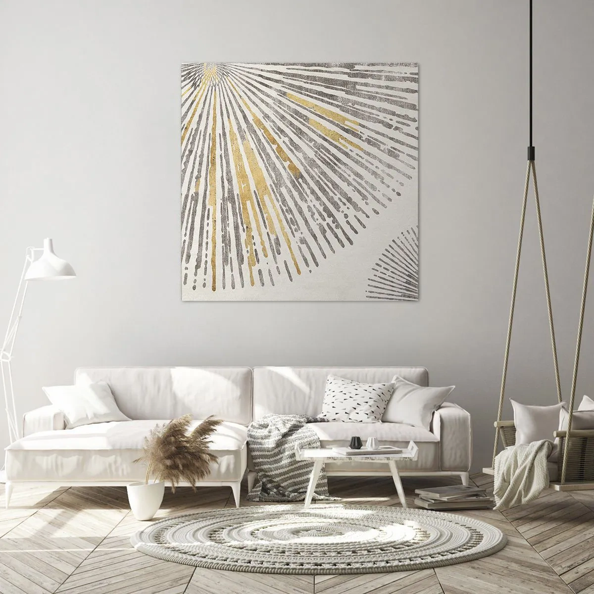 Tablou pe pânză - Frumusețea razei - 30x30 cm