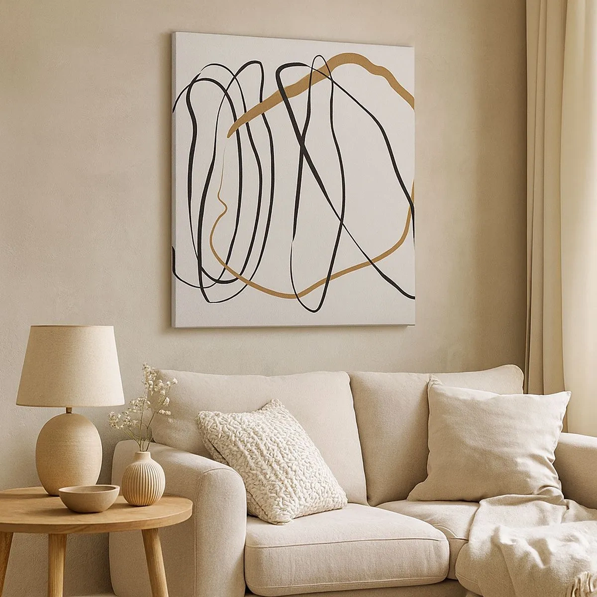 Tablou pe pânză - Compoziție - Dans posesiv - 30x30 cm