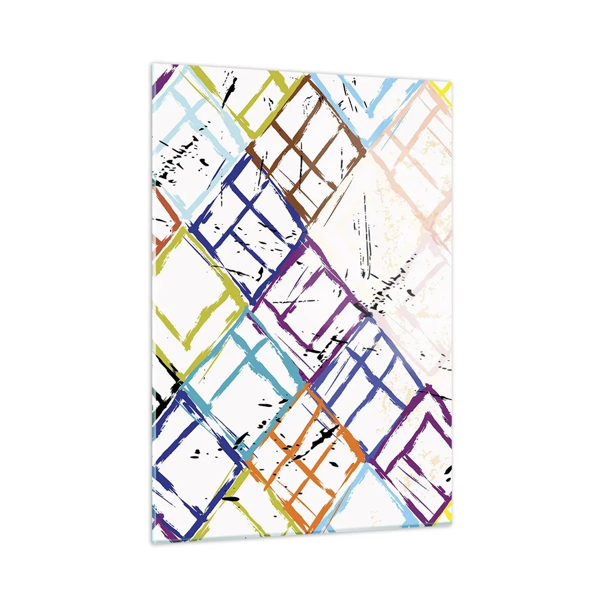 Tablou pe sticlă - Ferestre și ferestruici - 50x70 cm