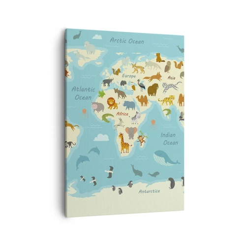 Tablou pe pânză - Vecini buni - 50x70 cm