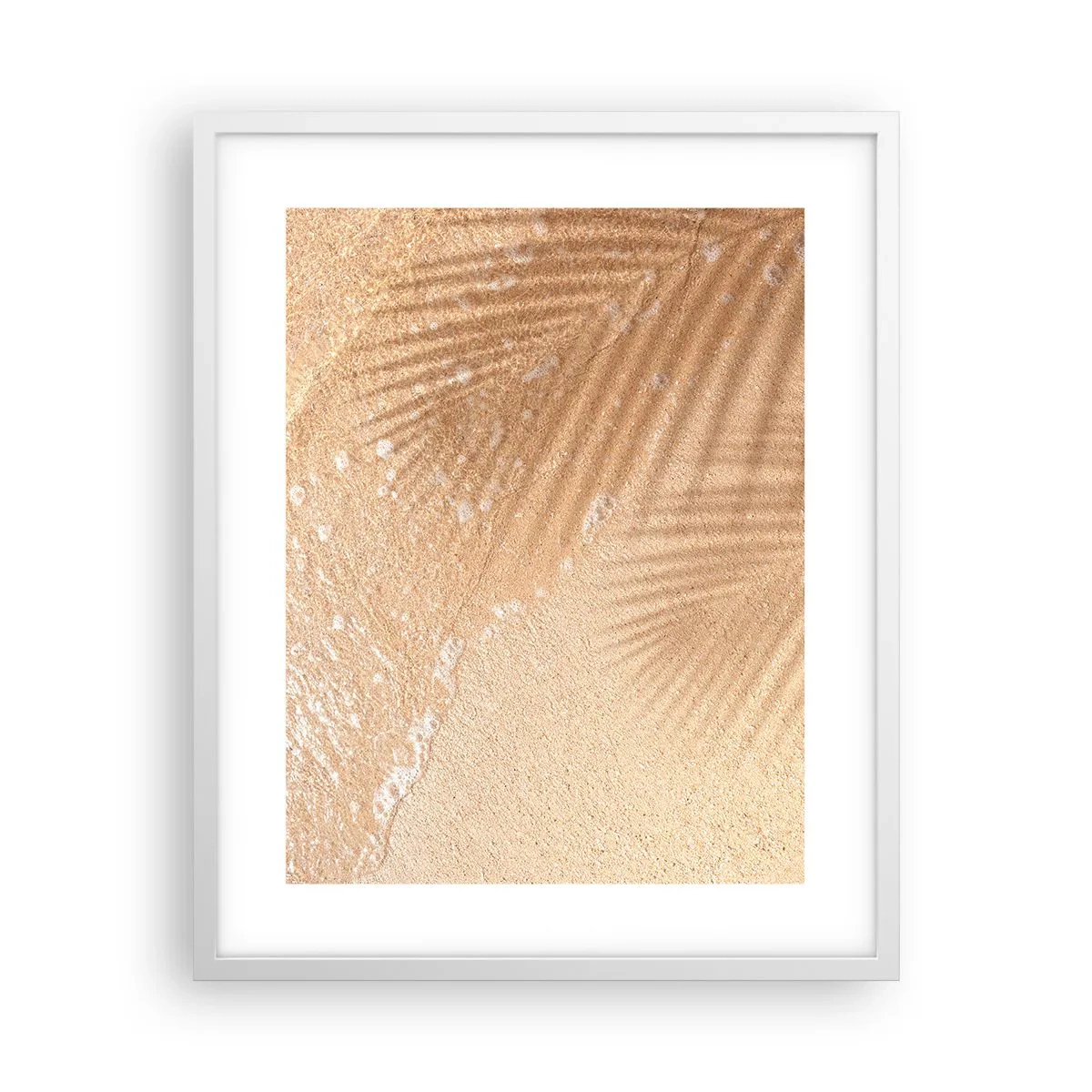 Poster în ramă albă - Umbra unei veri fierbinți - 40x50 cm