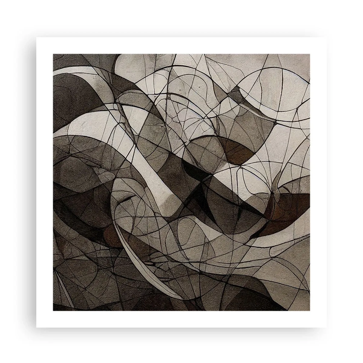 Poster - Circulația culorilor pământului - 60x60 cm