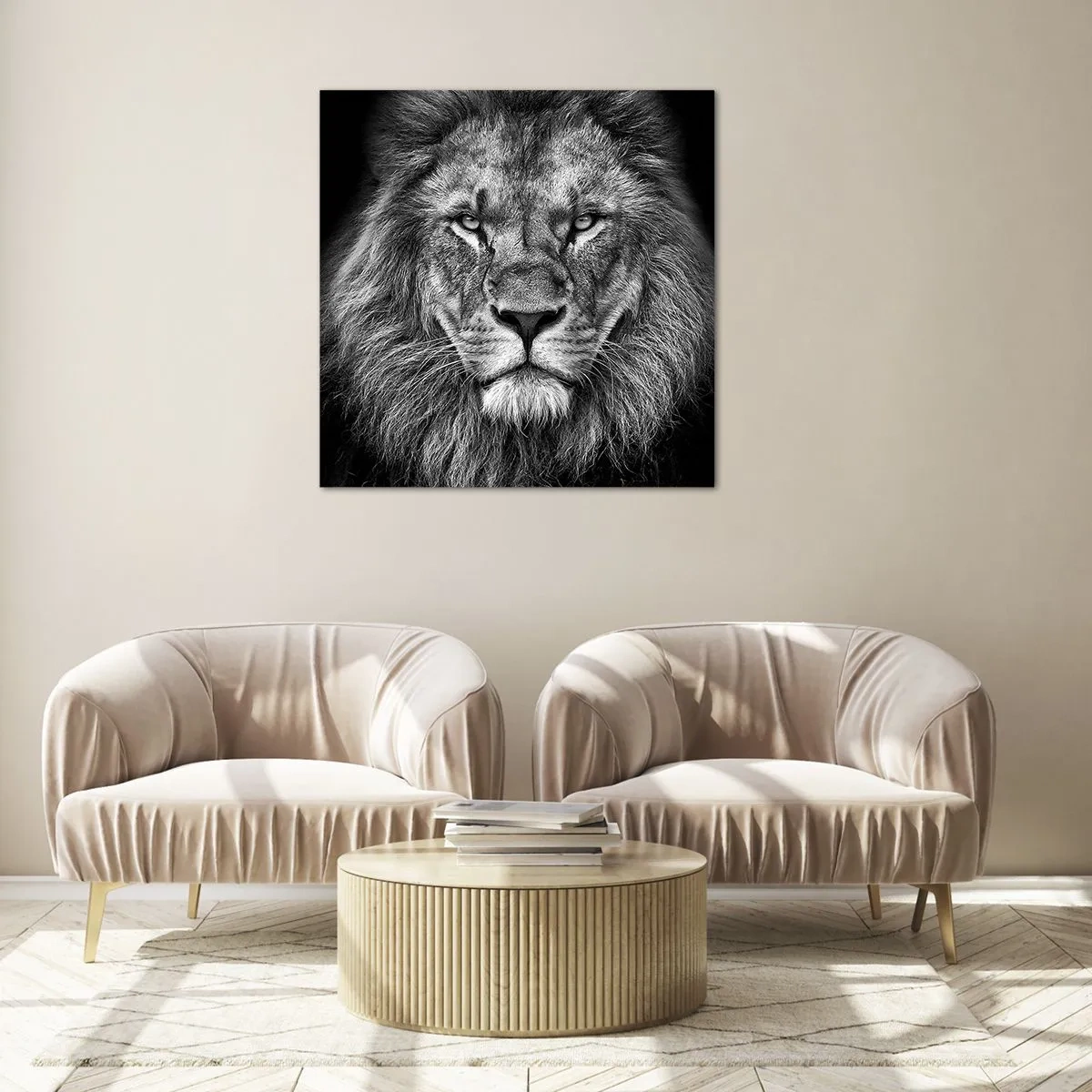 Tablou pe sticlă - În ținuta de încoronare - 70x70 cm