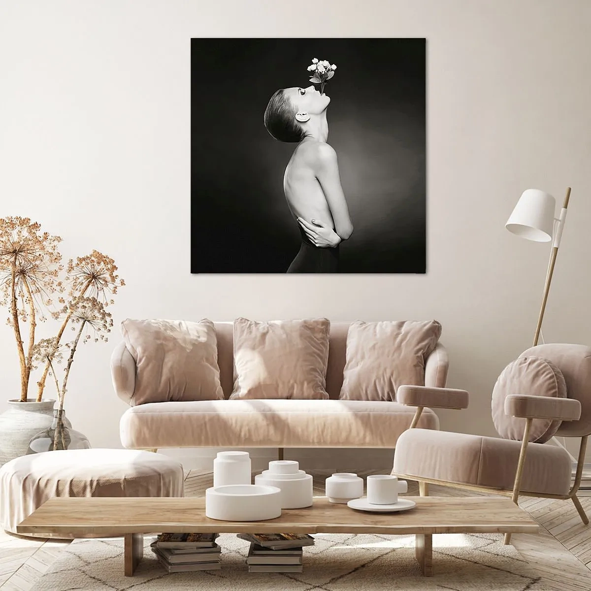 Tablou pe pânză - Eleganță excentrică - 30x30 cm