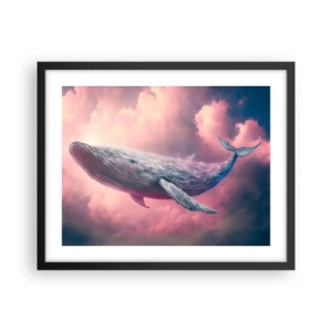 Poster în ramă neagră - Șterge-ți ochii - 50x40 cm