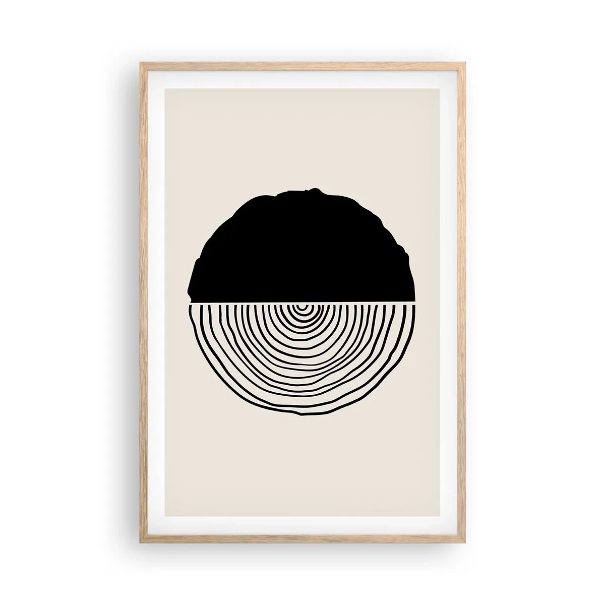 Poster în ramă de stejar deschis - Jumi-juma - 61x91 cm