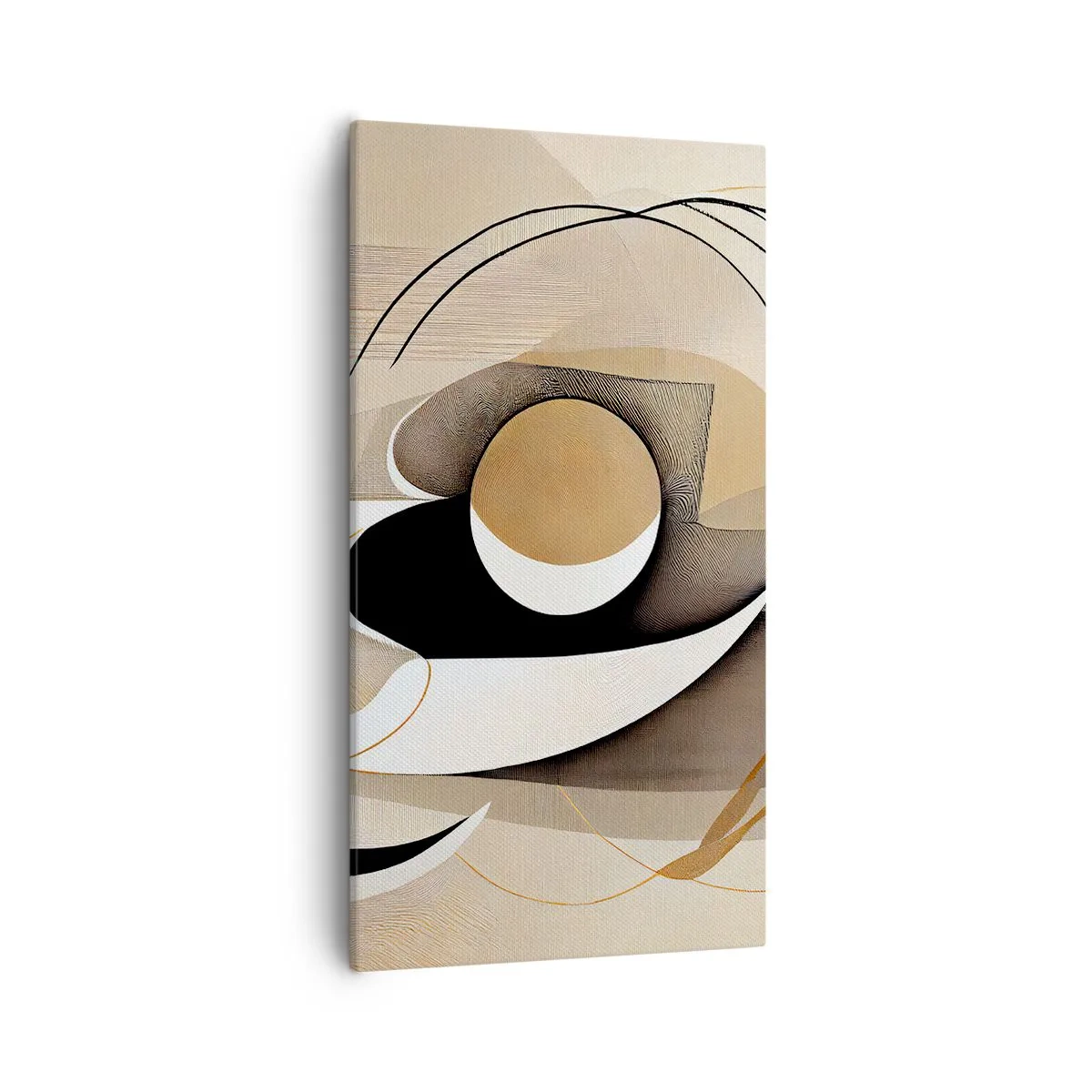 Tablou pe pânză - Compoziție - nucleu - 55x100 cm