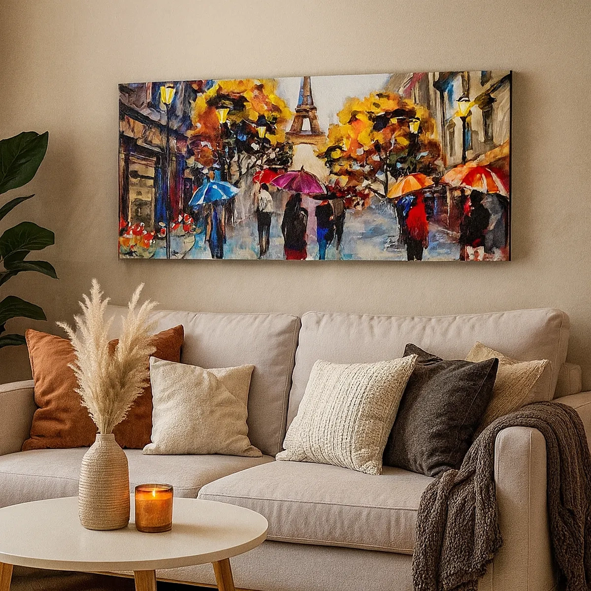 Tablou pe pânză - Deosebit de frumos în toamnă - 30x30 cm