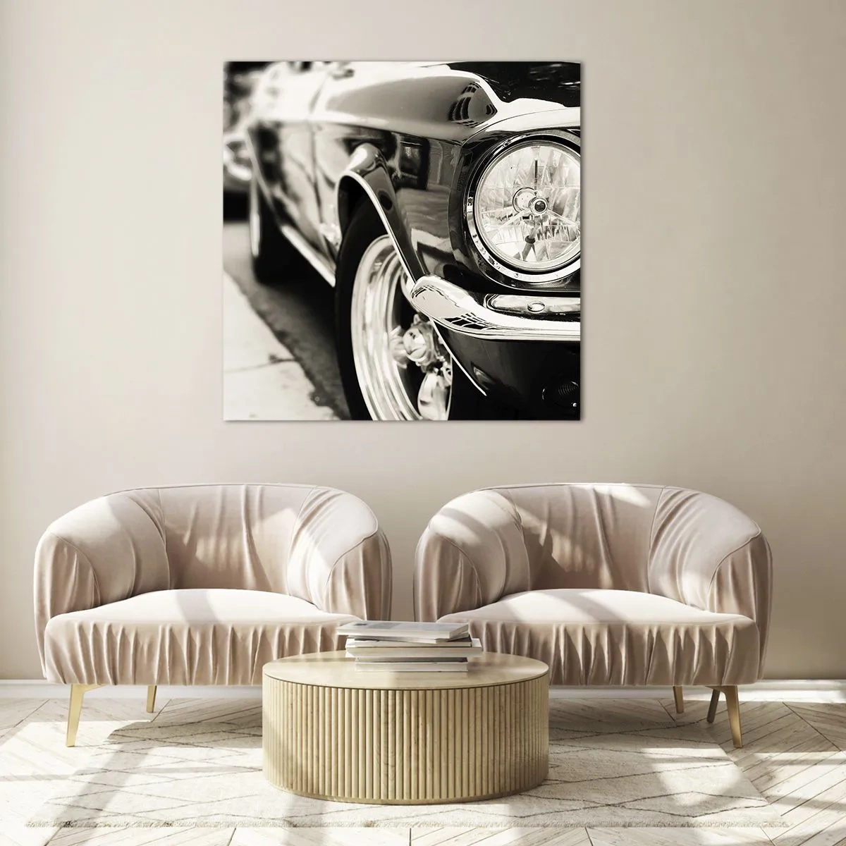 Tablou pe sticlă - Strălucire durabilă - 40x40 cm