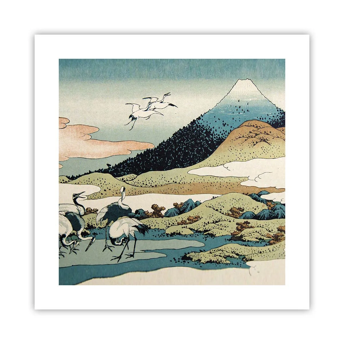 Poster - În mod japonez - 40x40 cm