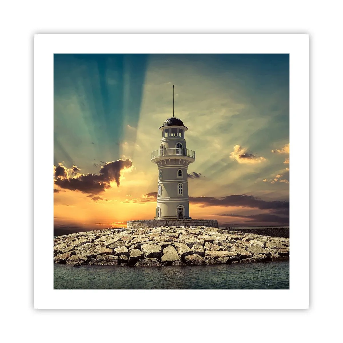 Poster - Lumină - Bunătate - Frumusețe - 50x50 cm