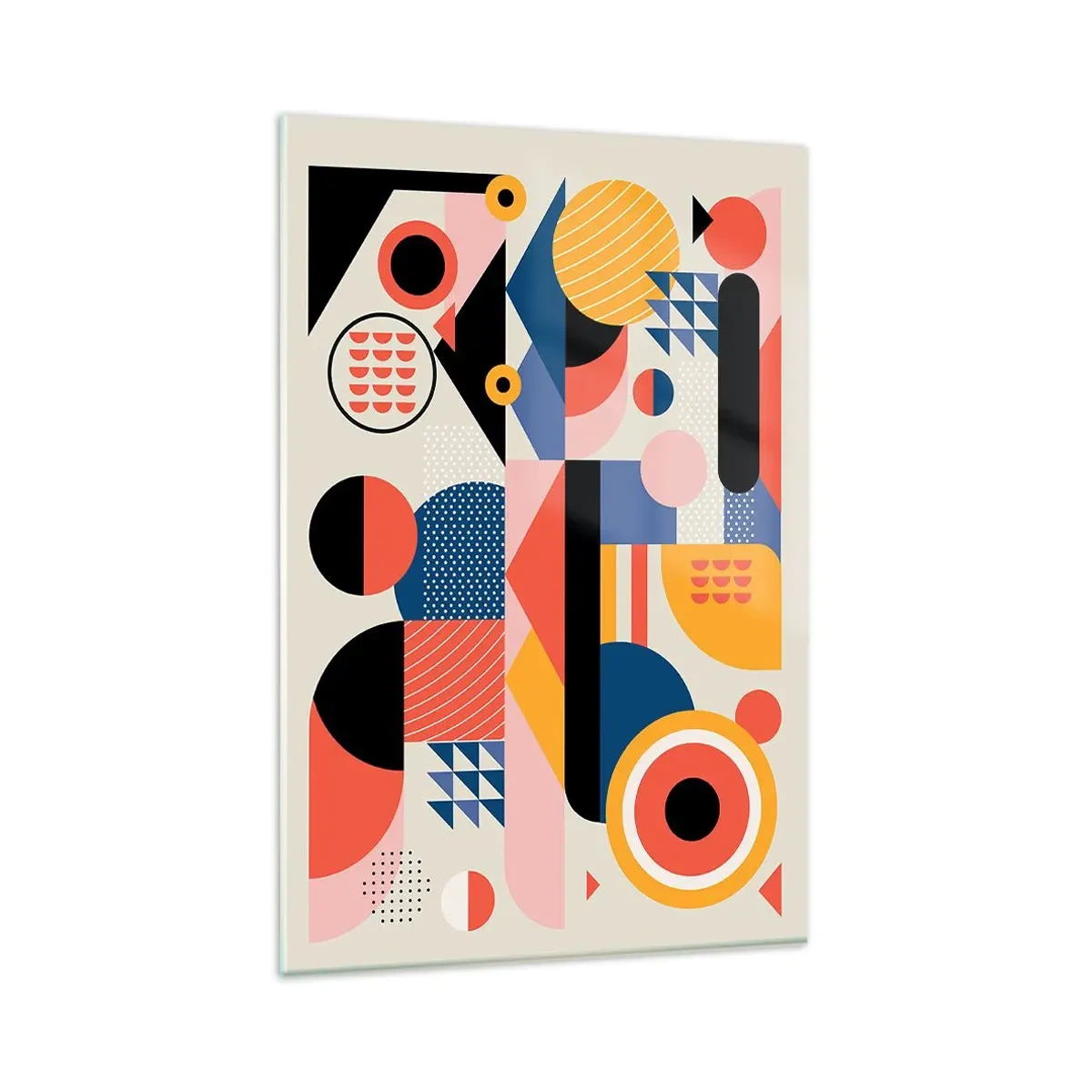 Tablou pe sticlă - Compoziție: joacă-te - 80x120 cm