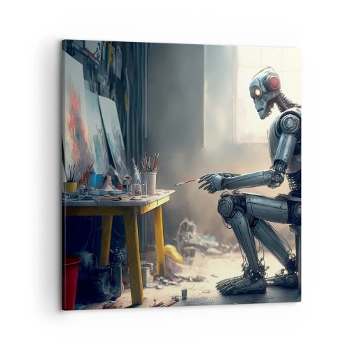 Tablou pe pânză - Actul de creație - 50x50 cm