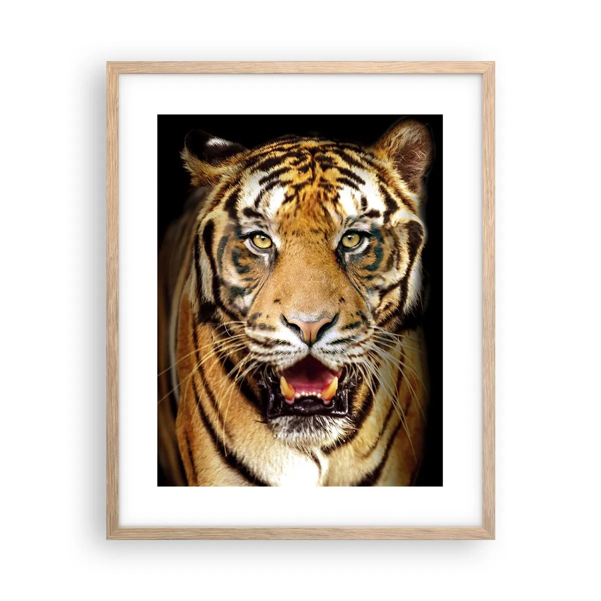 Poster în ramă de stejar deschis - Sălbăticia inimii - 40x50 cm