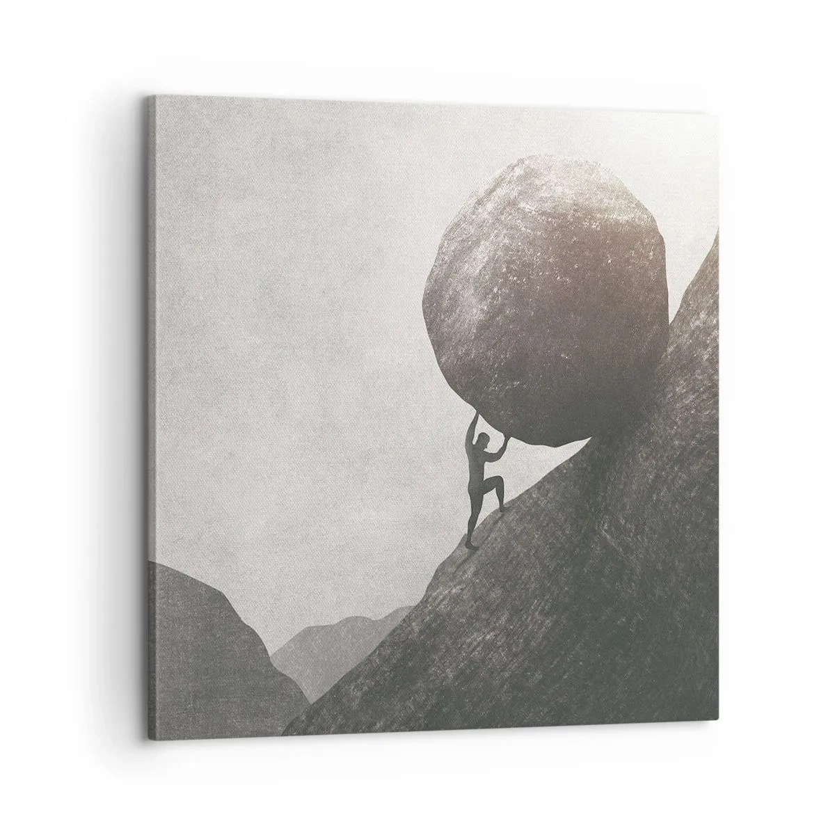 Tablou pe pânză - Cred, în ciuda așteptărilor - 60x60 cm