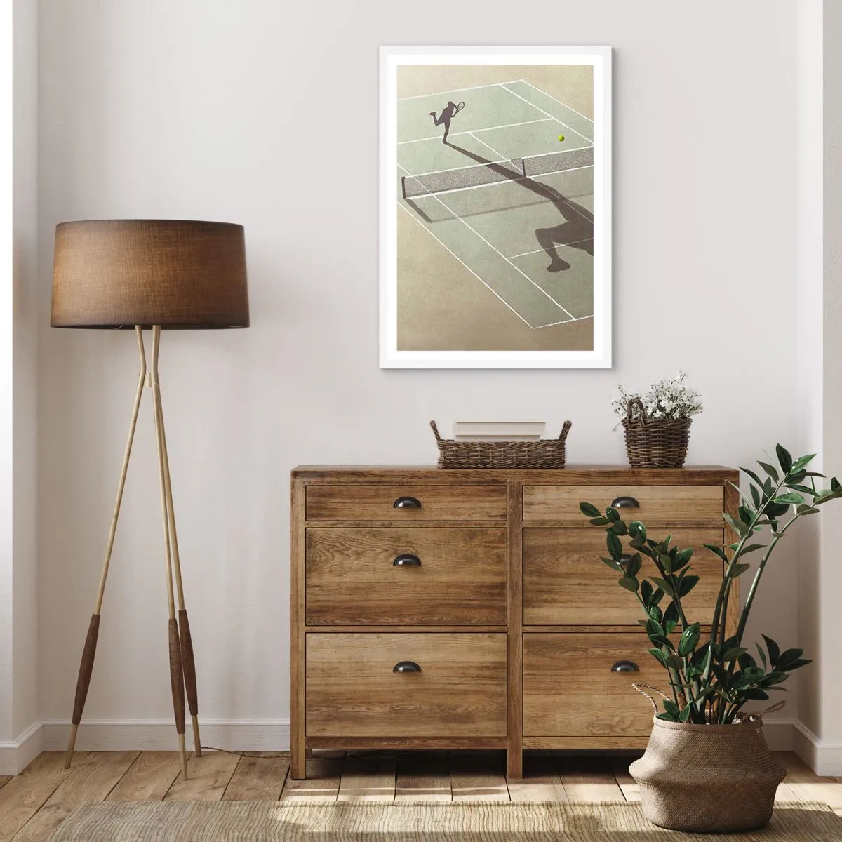 Poster în ramă albă - Învinge-te pe tine însuți - 70x100 cm