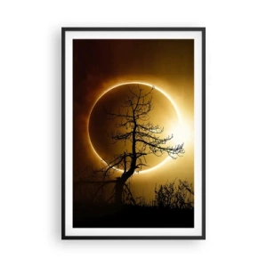 Poster în ramă neagră - Eclipsă totală - 61x91 cm