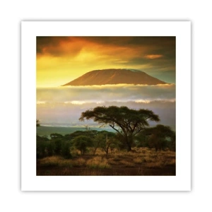 Poster - Visul unui călător - 40x40 cm