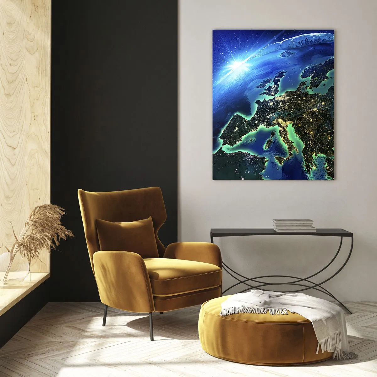 Tablou pe sticlă - O Europă scânteietoare - 50x70 cm