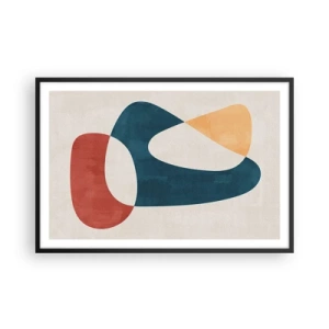 Poster în ramă neagră - Influențe și metamorfoze - 91x61 cm