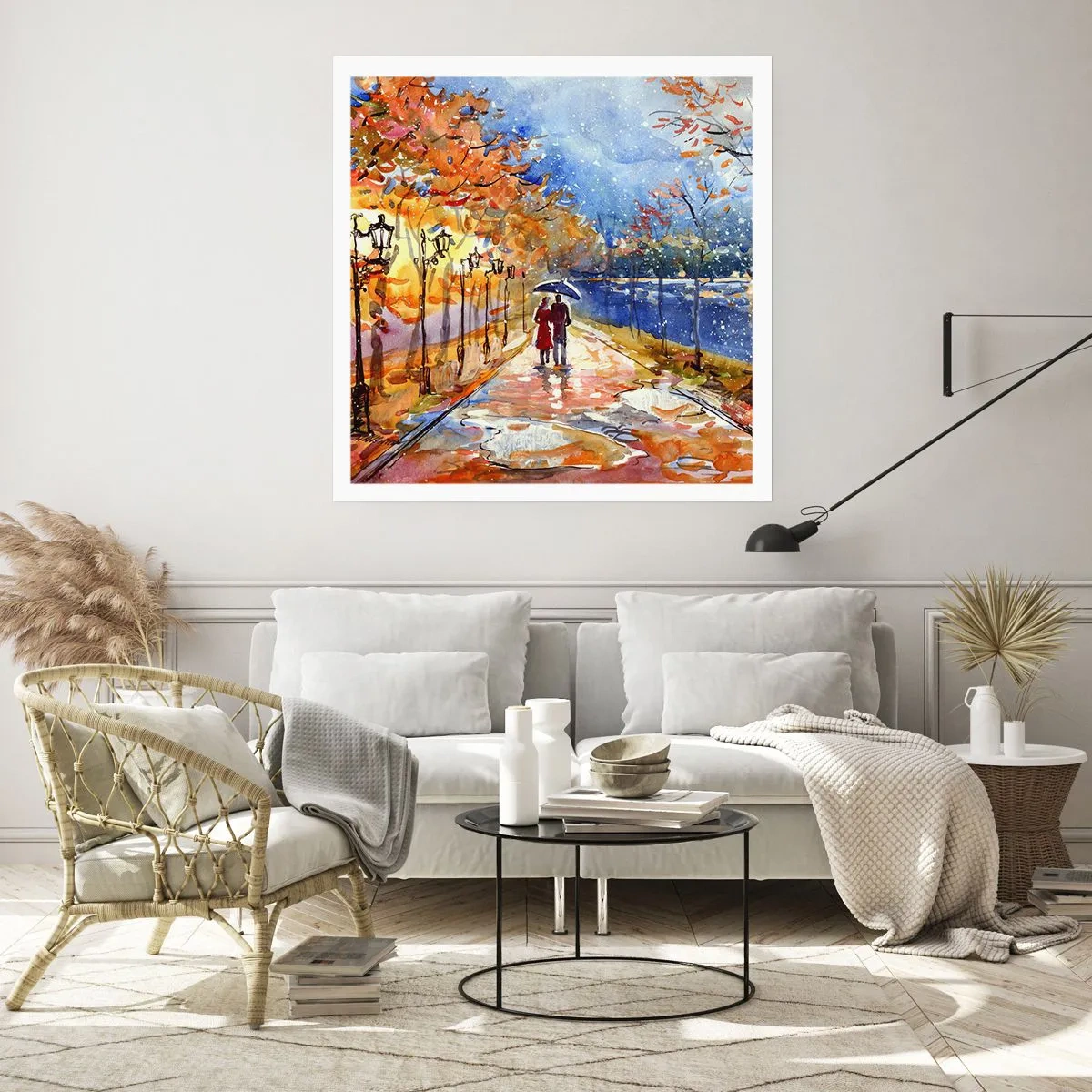 Poster - Împreună până la limita de timp - 40x40 cm