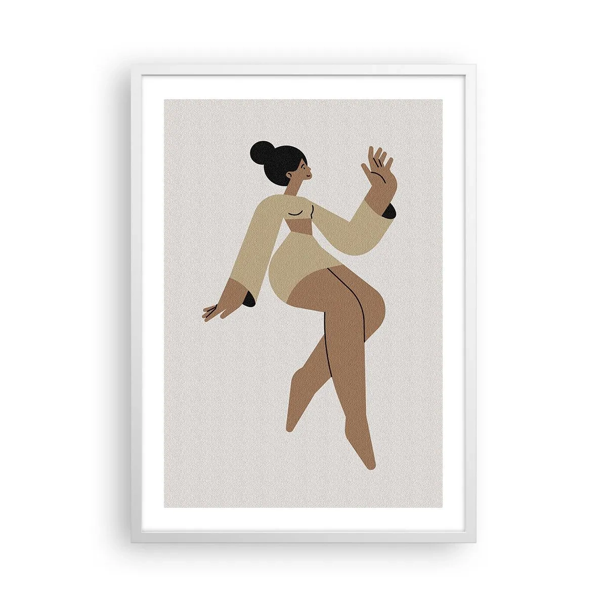 Poster în ramă albă - Forma harului - 50x70 cm