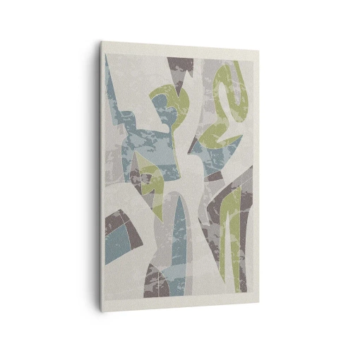 Tablou pe pânză - Compoziție din spatele geamului - 80x120 cm