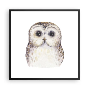 Poster în ramă neagră - Uită-te în ochii mei - 60x60 cm