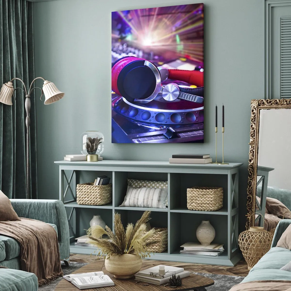 Tablou pe pânză - Imediat începe distracția - 55x100 cm