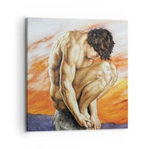 Tablou pe pânză - Ascultându-se pe sine - 70x70 cm