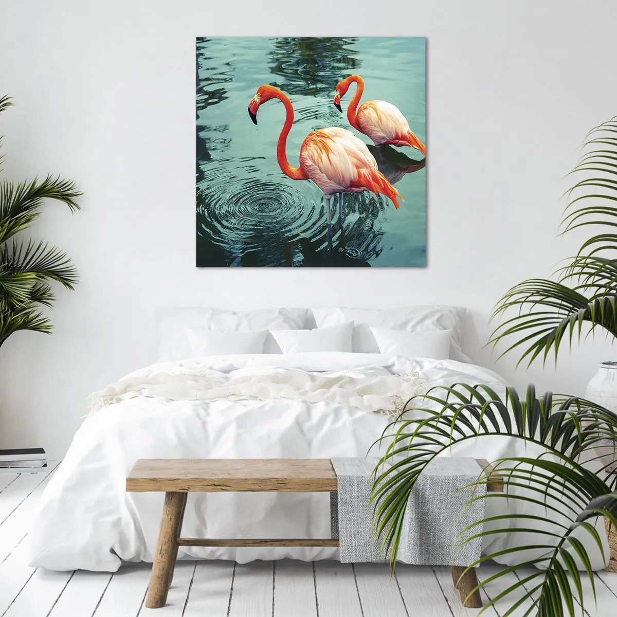 Tablou pe pânză - Suntem bune de revistele de modă - 40x40 cm