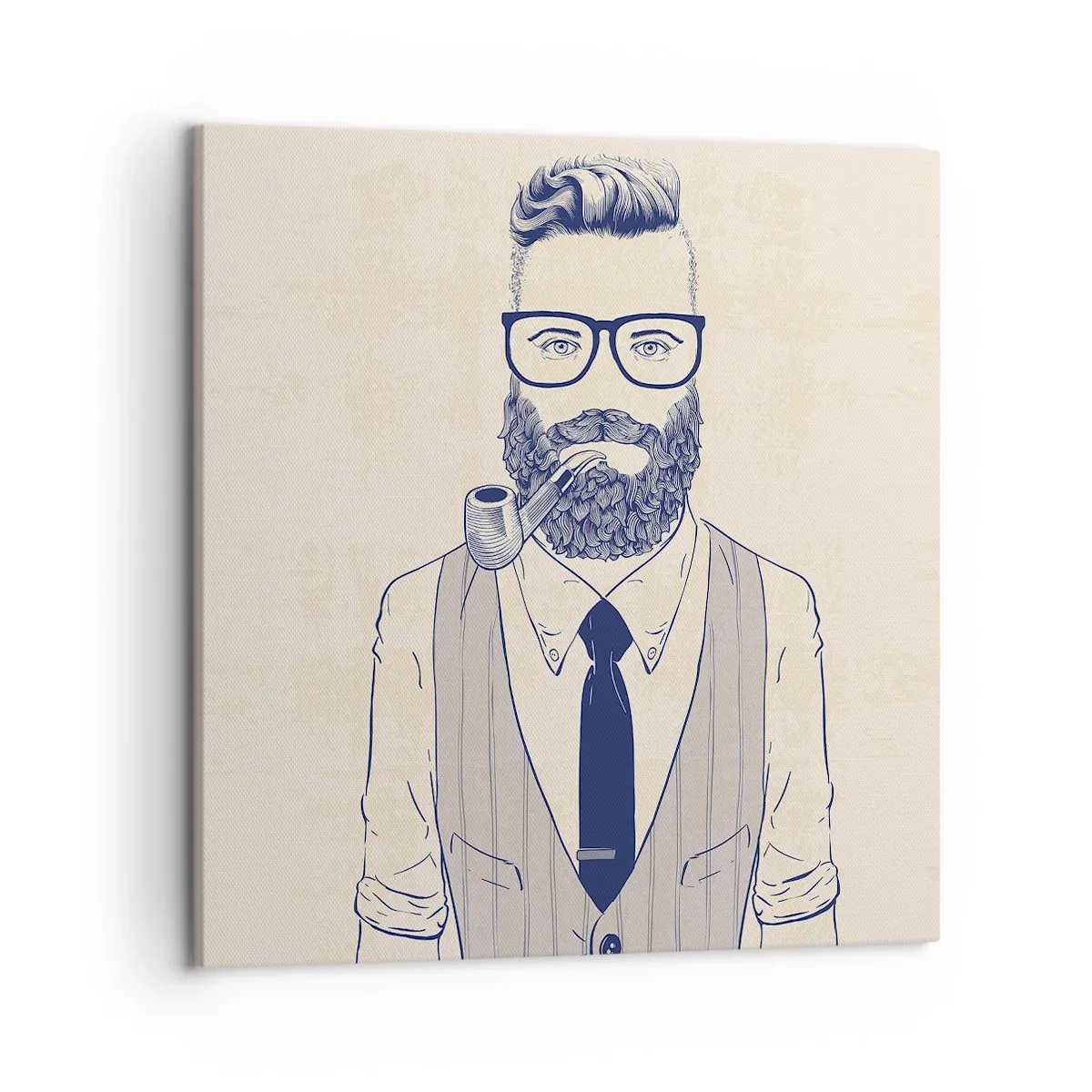 Tablou pe pânză - Vesel, masculin și la modă - 50x50 cm