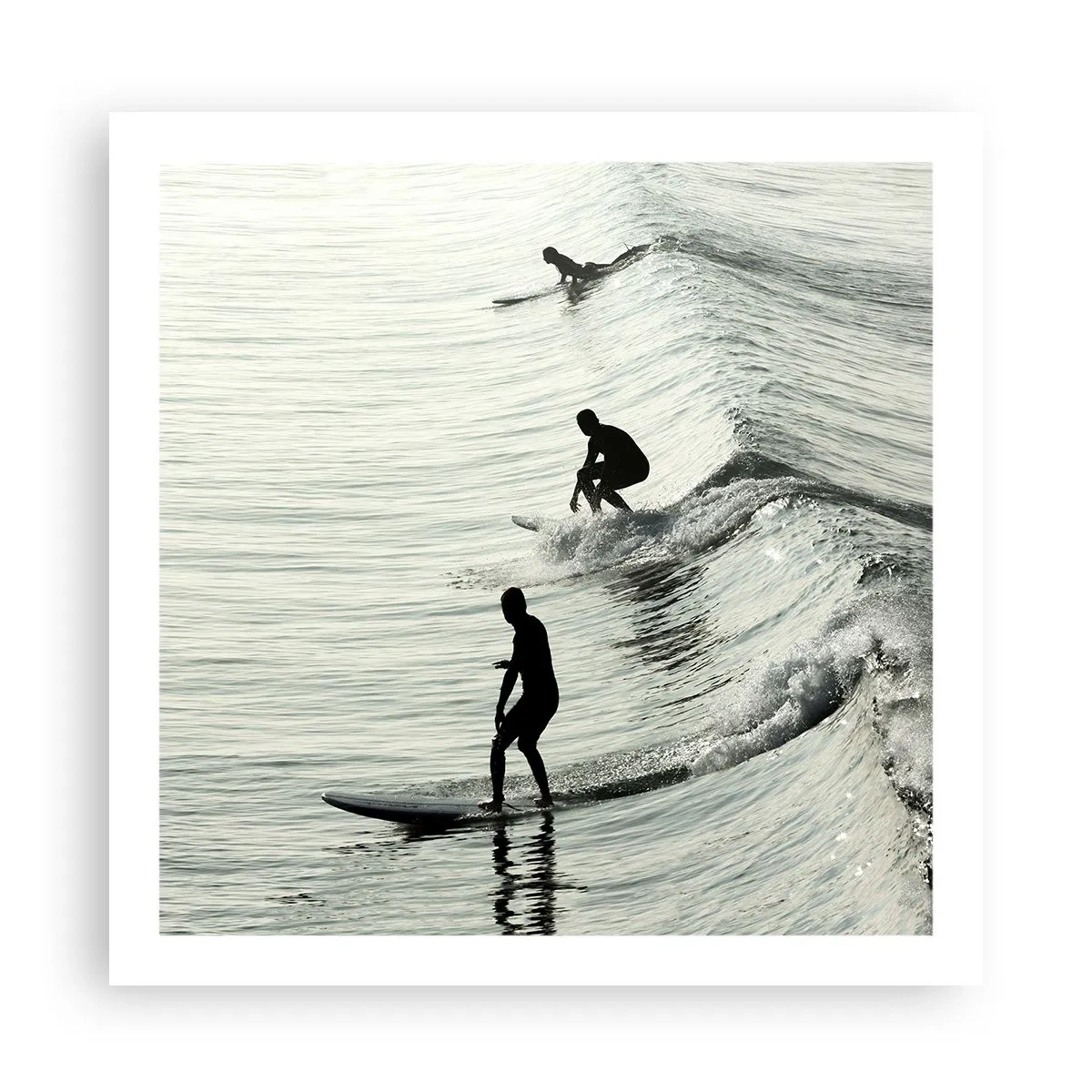 Poster - Pentru a întâmpina valul - 60x60 cm