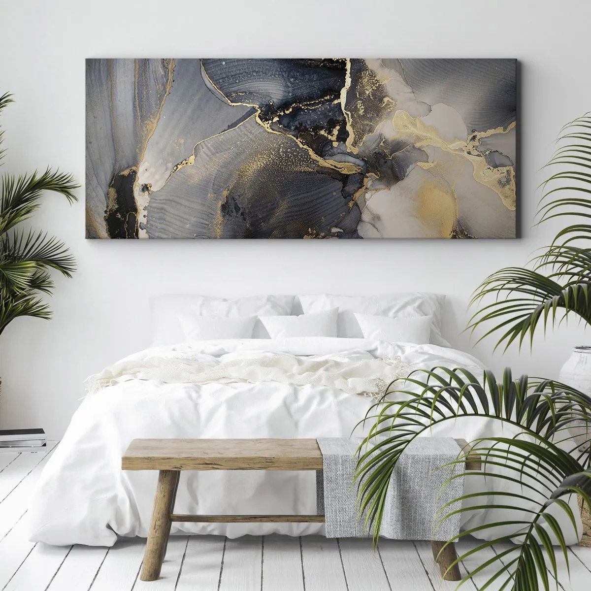 Tablou pe pânză - Viața unei pietre - 160x50 cm