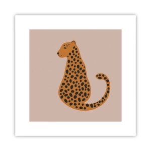 Poster - Modelul leopard este tot timpul la modă - 30x30 cm