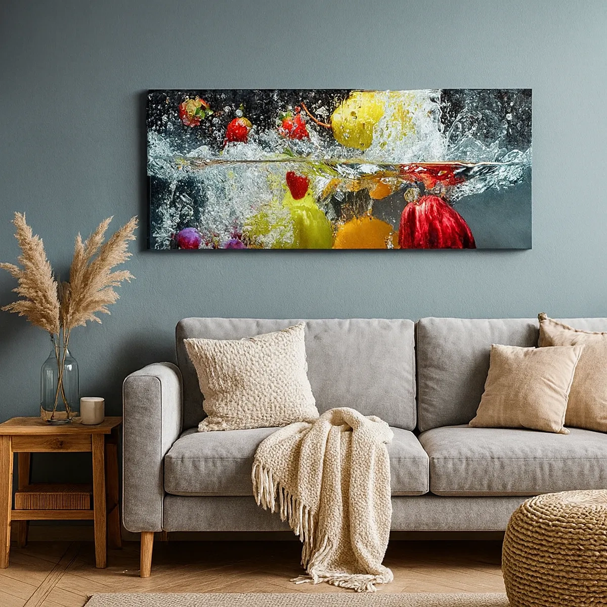 Tablou pe pânză - Răcoritoare cu fructe - 30x30 cm