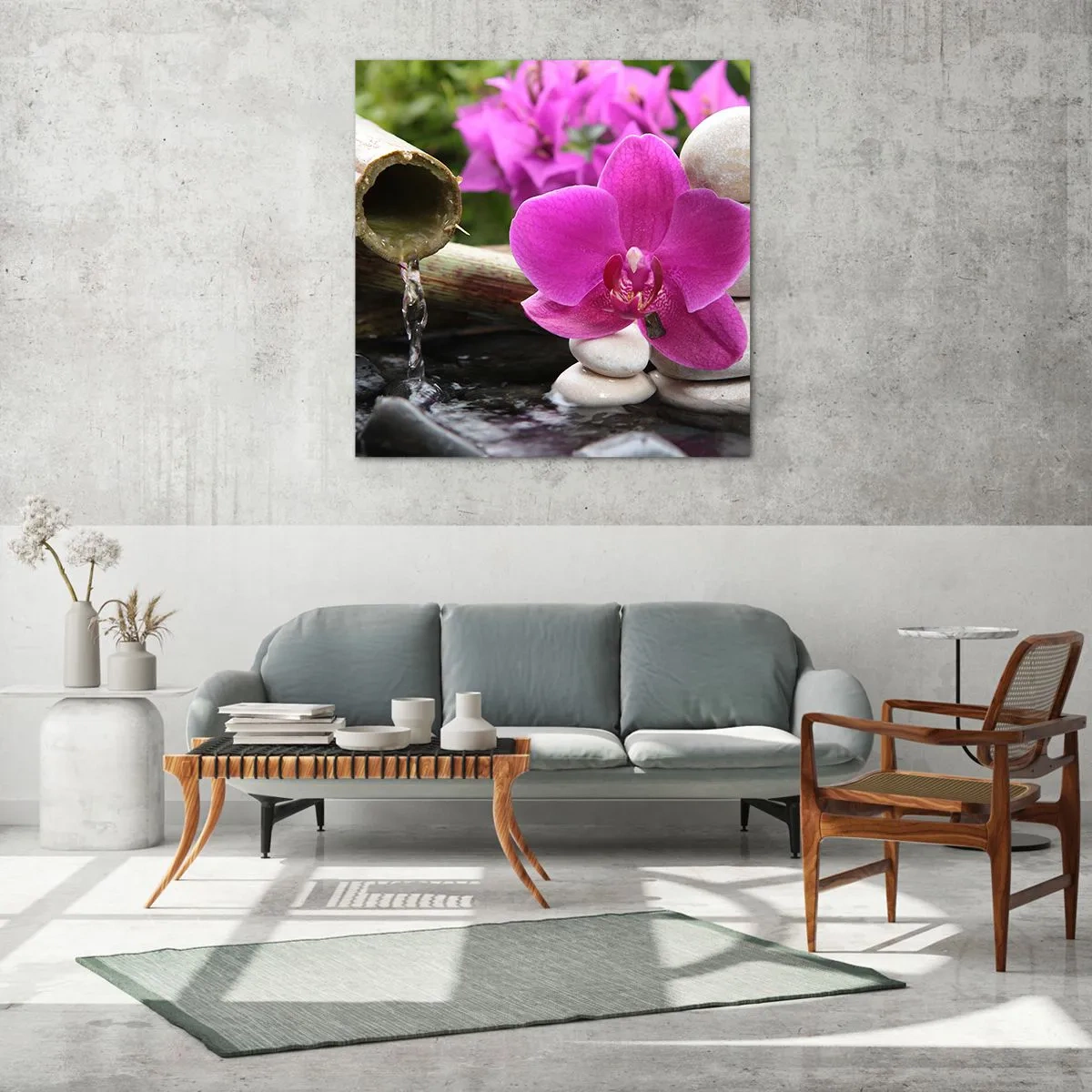 Tablou pe sticlă - Te odihnești deja - 70x70 cm